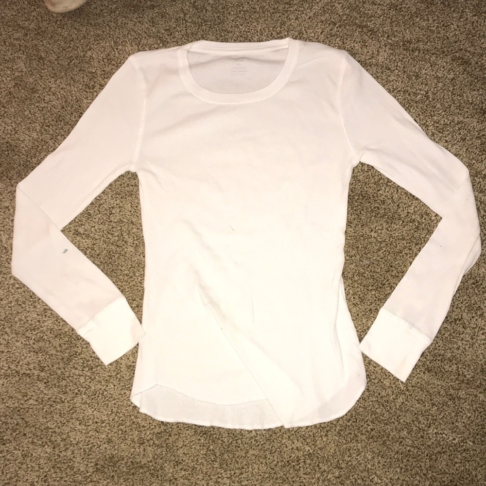 Old Navy White Long Sleeve Tee (S)